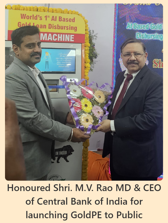 Mr. M.V. Rao MD & CEO OF CBI